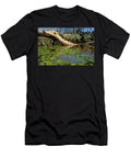 1 Common Frog Frogspawn in Pond Created By Damming of Nick Upton Natureplcom T-Shirt