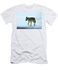 1 Coyote Walking on Snowy Path Masha Batkova T-Shirt