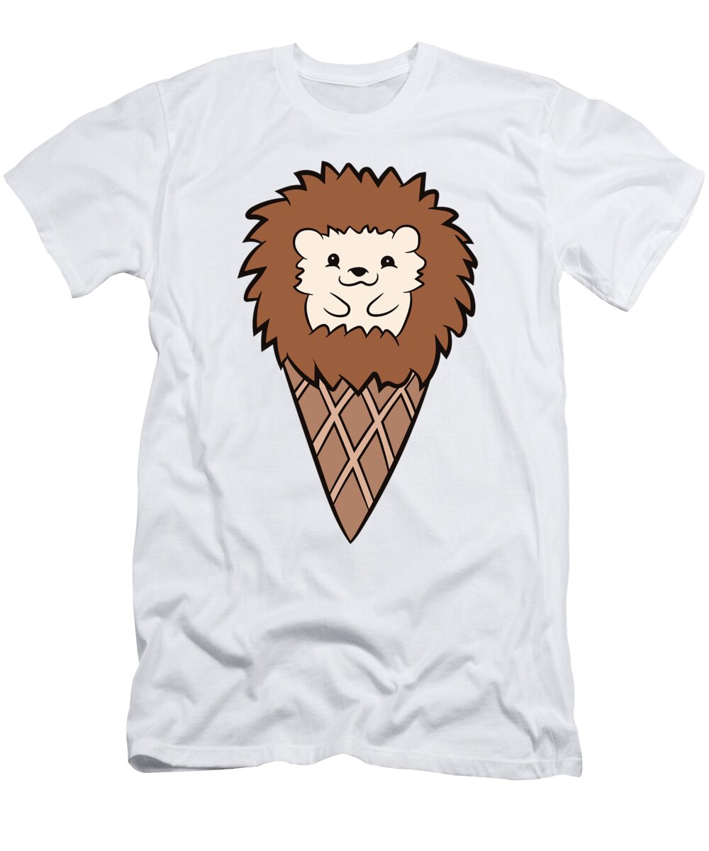 2 Funny Hedgehog Lover Hedgehog Cone Eq Designs T-Shirt