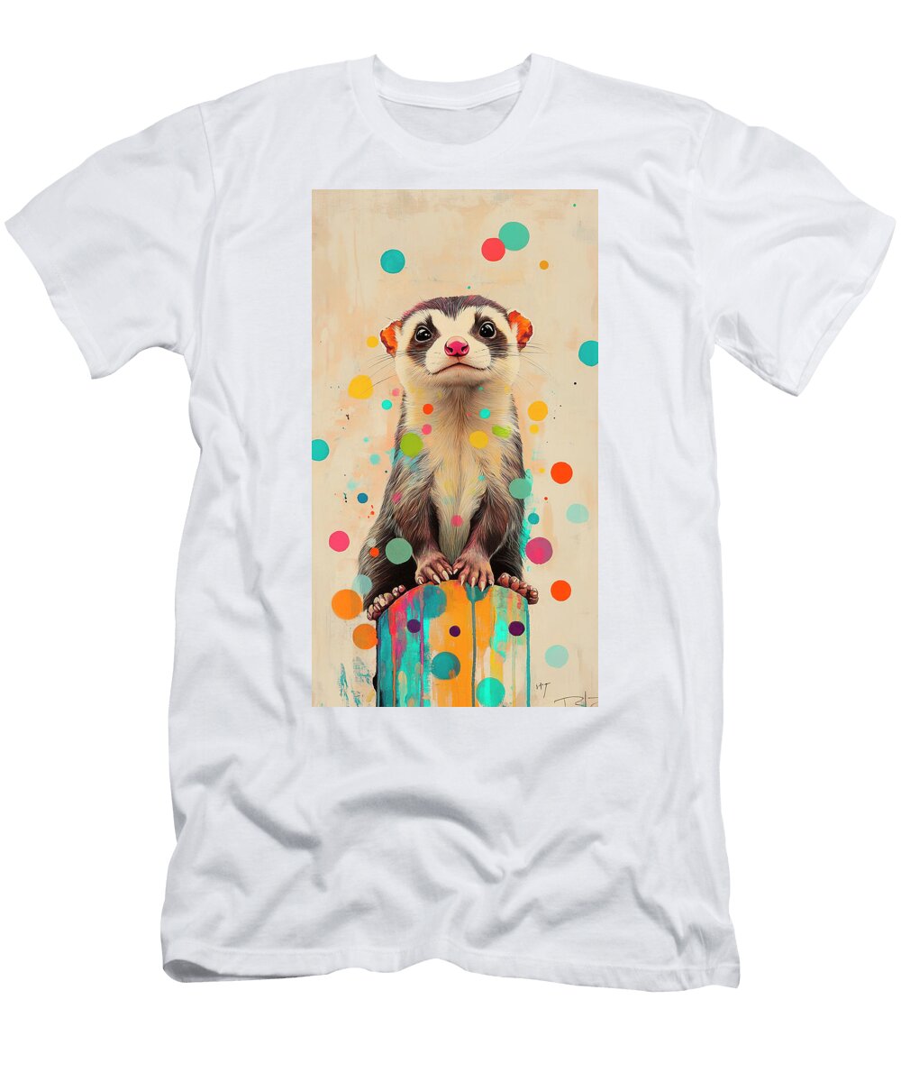 A Playful Ferret Lowell Harann T-Shirt