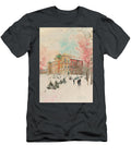 Beaver Stadium University Park Pennsylvania Winter Wonderland a Snowy Scene with a Historic Building Tommy Mcdaniel T-Shirt