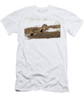 Black Footed Ferret At Edge of Prairie Dog Burrow Hunting Charlie Summers Natureplcom T-Shirt