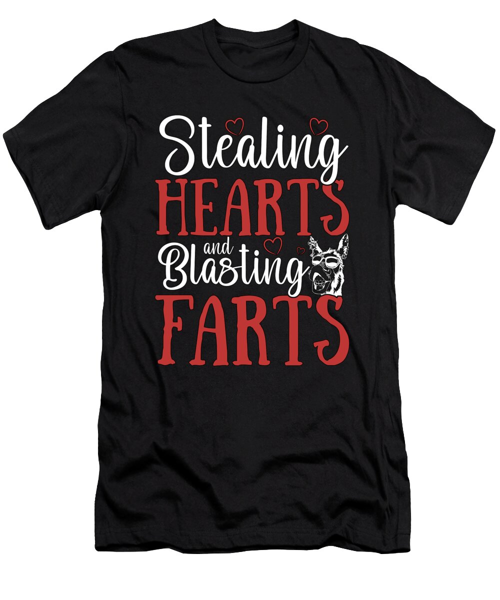 Donkey Stealing Hearts and Farmer Pet Donkey Lover Tshirtconcepts Marvin Poppe T-Shirt