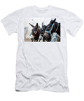 Donkeys in Fira on the Santorini Island Greece Michal Bednarek T-Shirt
