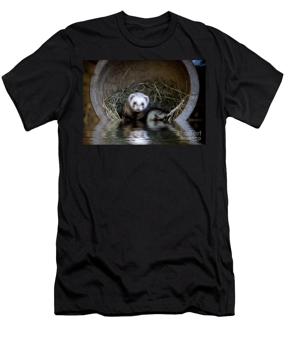 Ferret in a Pot Simon Bratt T-Shirt