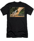 Grey Squirrel Standing on Willow Tree Heavily Gnawed By Nick Upton Natureplcom T-Shirt
