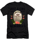 Just a Girl Who Loves Hedgehogs Cute Hedgehog Lover Owner Grover Mcclure T-Shirt