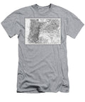 Oregon Vintage Map 1911 Black and White Carol Japp T-Shirt