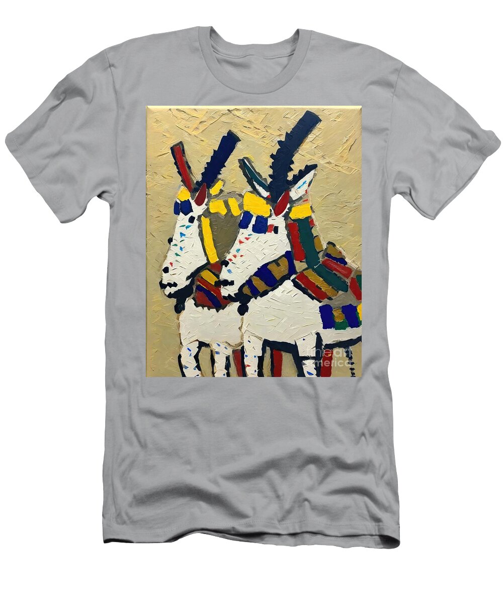 Painting Mother S Love Colorful Background Abstra N Akkash T-Shirt