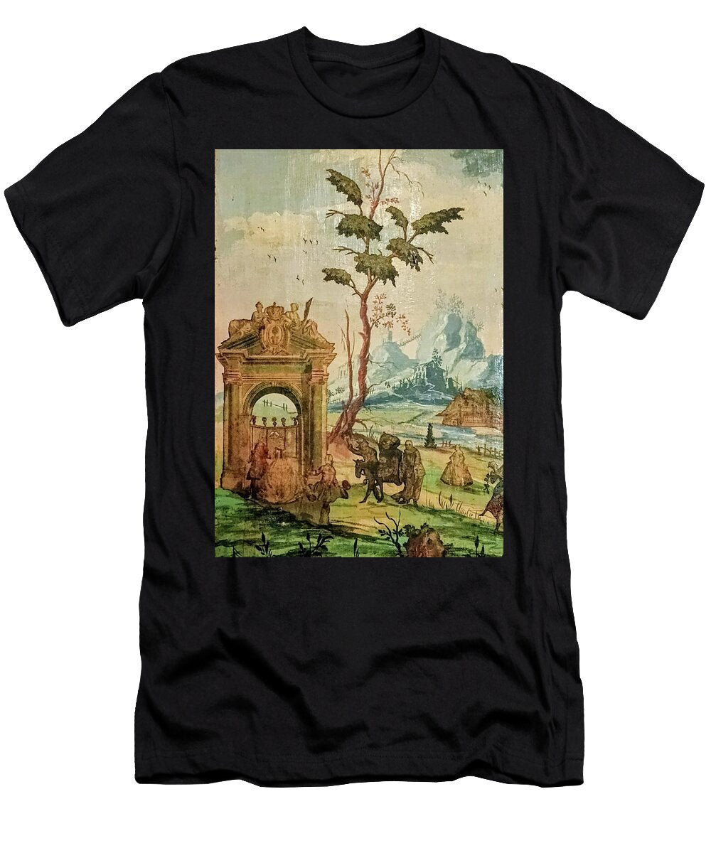 Pastoral Scene with Archway Old Masters School T-Shirt