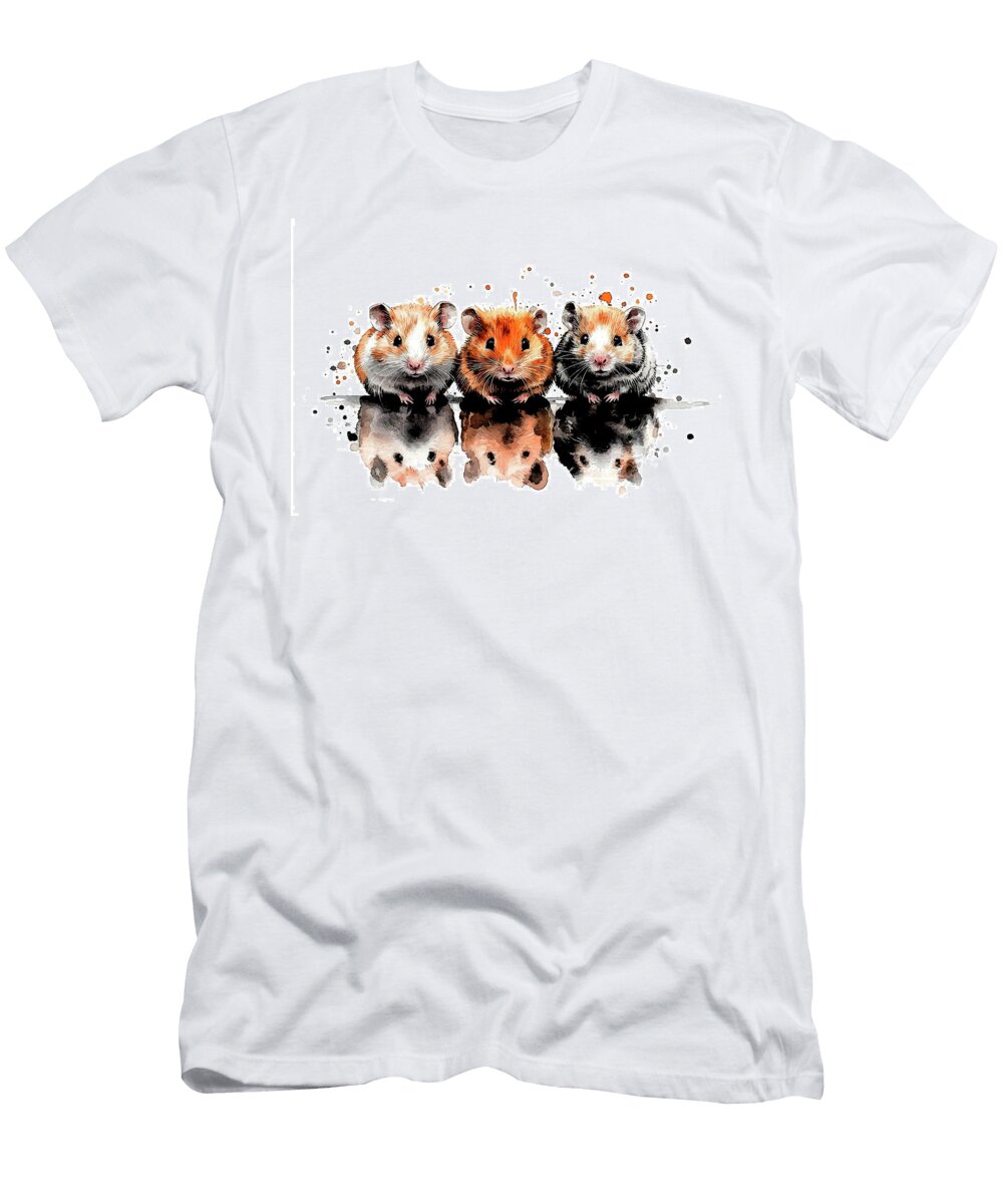 Three Feisty Hamsters Giunia Sigworth T-Shirt