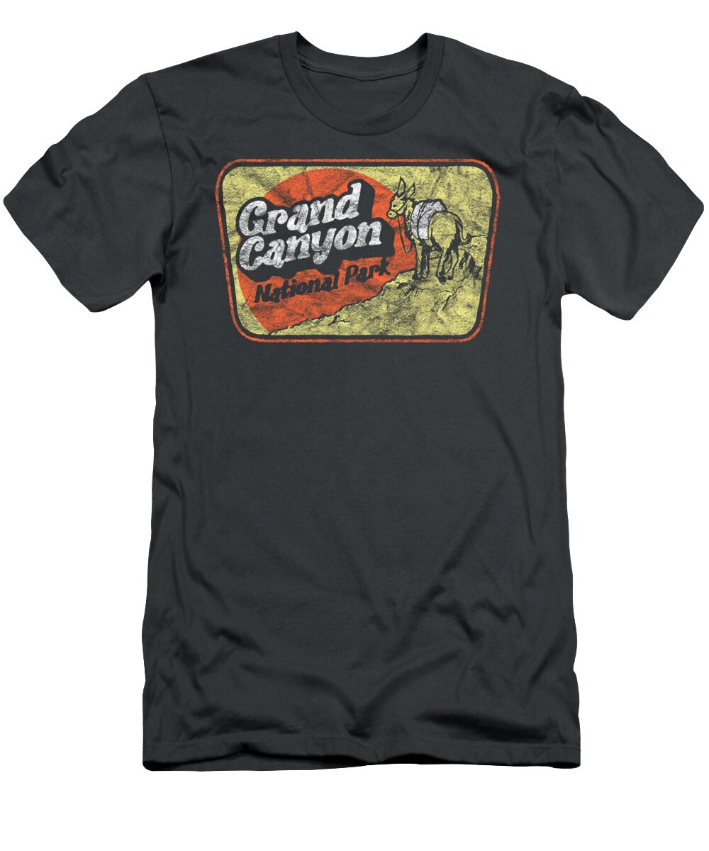 Vintage Mule Grand Canyon National Park Donkey Distressed Artie Nasmah T-Shirt