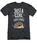 Women Girl Loves Hedgehogs Clothes Outfit Art Hedgehog Hudson Miya T-Shirt